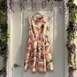 Chetta B Floral Dress